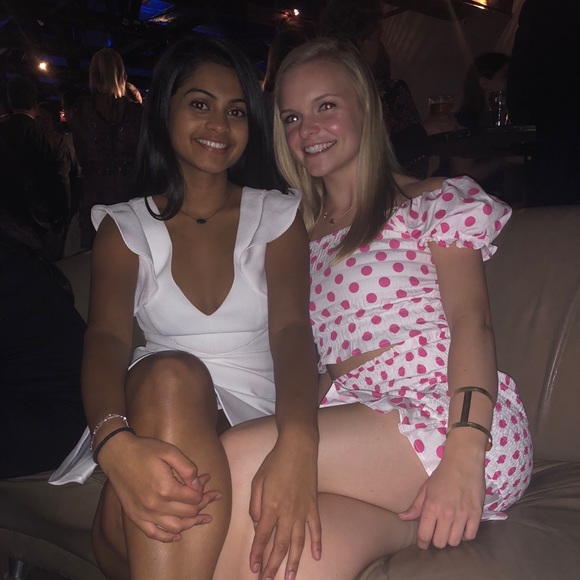 LOVERS + FRIENDS pink polka dot set - Picture 3 of 5